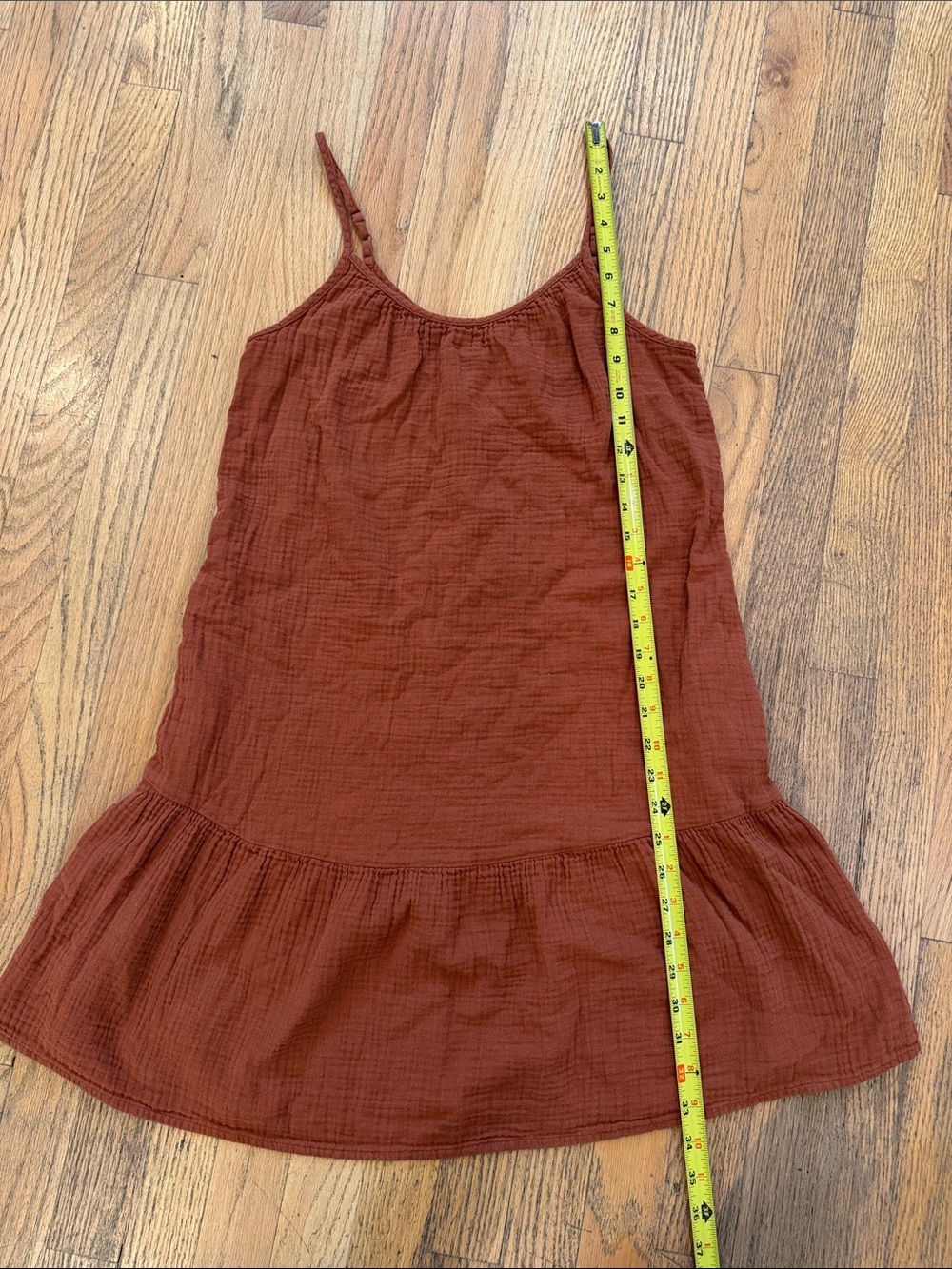 Universal Thread Rust-Brown Textured Tank Dress - Picture 6 of 9